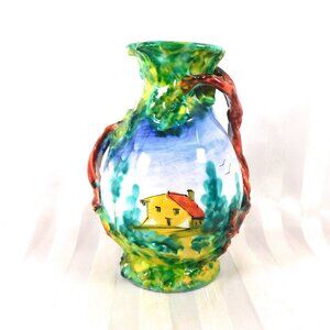 Unique Vase, Jug or Pot from Italy with Dimensional Details # 26225